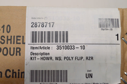 New OEM Polaris Windscreen Hardware Kit NOS