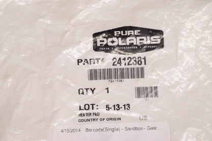 New OEM Polaris Left Hand Heater Pad Lo/Med/HI NOS
