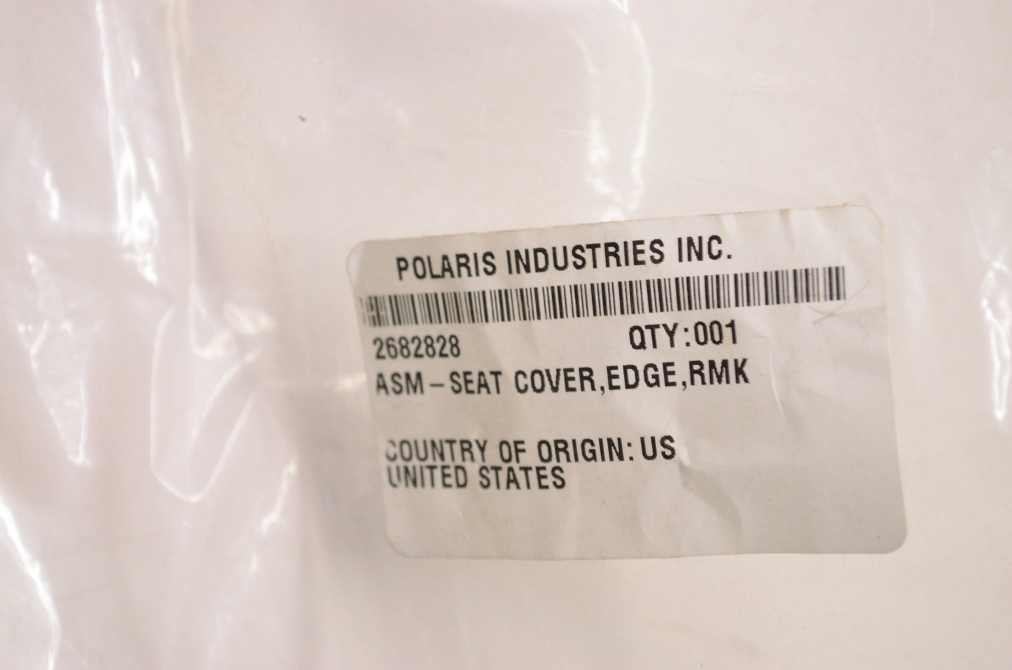 New OEM Polaris Seat Cover NOS