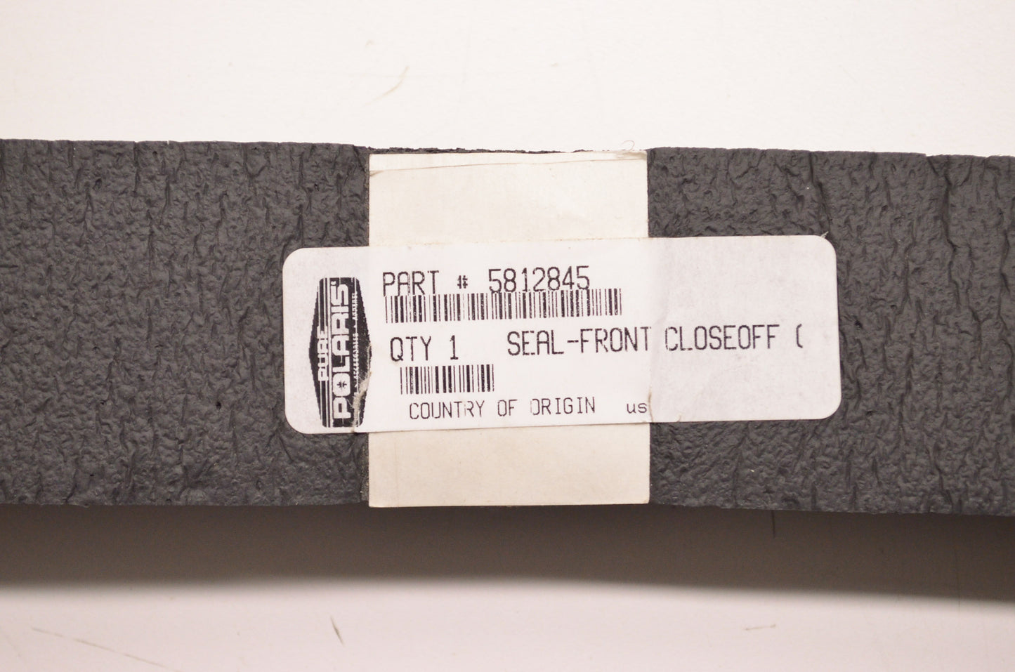 OEM Polaris 5812845 Front Closeoff Cooler Seal NOS