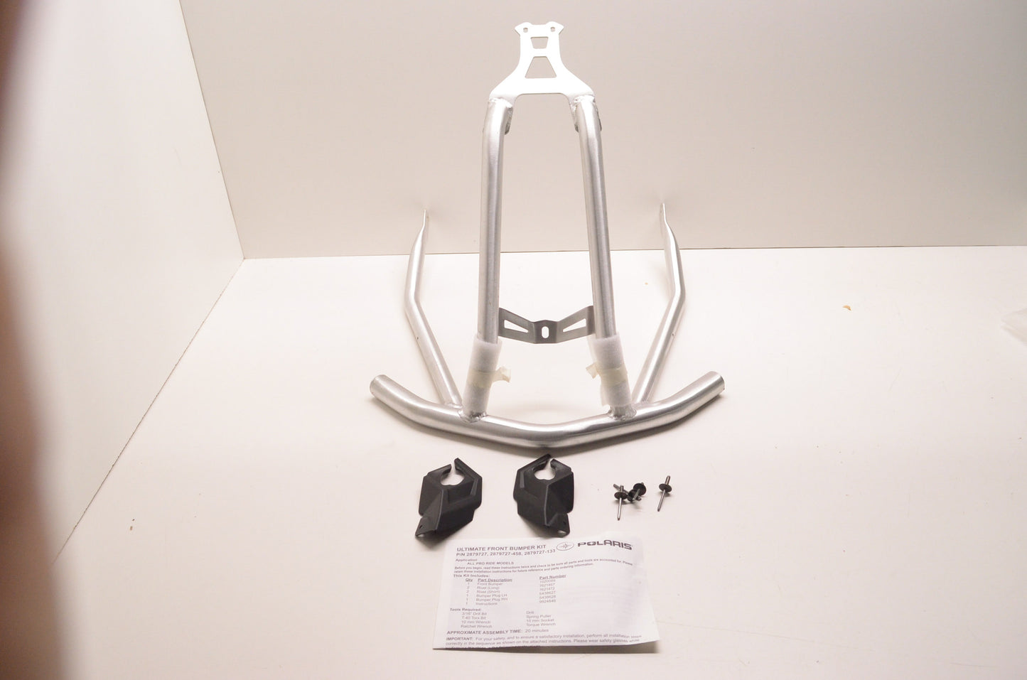 New OEM Polaris Aluminum Ultimate Front Bumper NOS