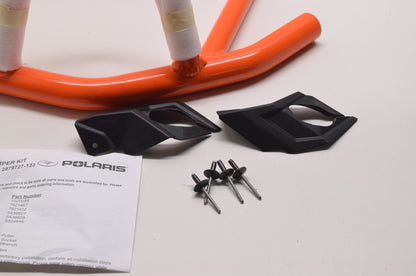 New OEM Polaris Pro-Ride Extreme Front Bumper Kit Orange NOS