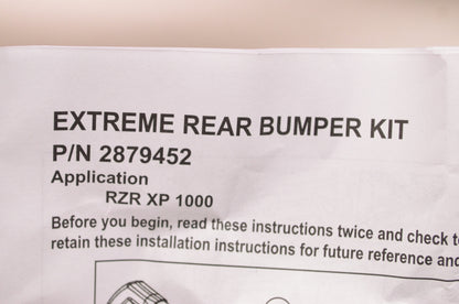Extreme Rear Bumper Attachment Indy Red NOS