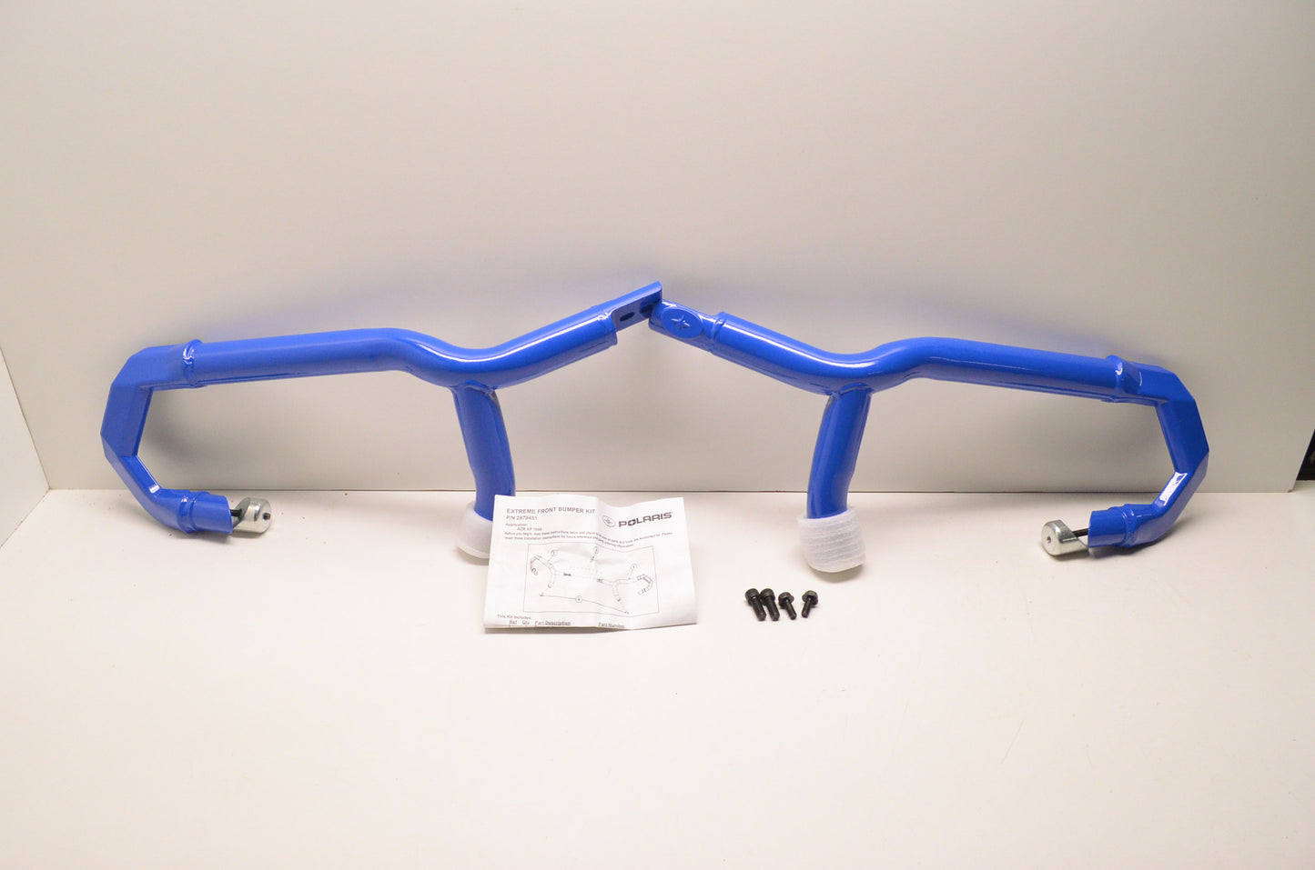 OEM Polaris 2879451-619 Blue Extreme Front Bumper Attachment NOS