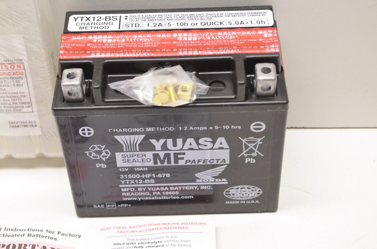 OEM Honda 31500-HF1-678AH Battery NOS