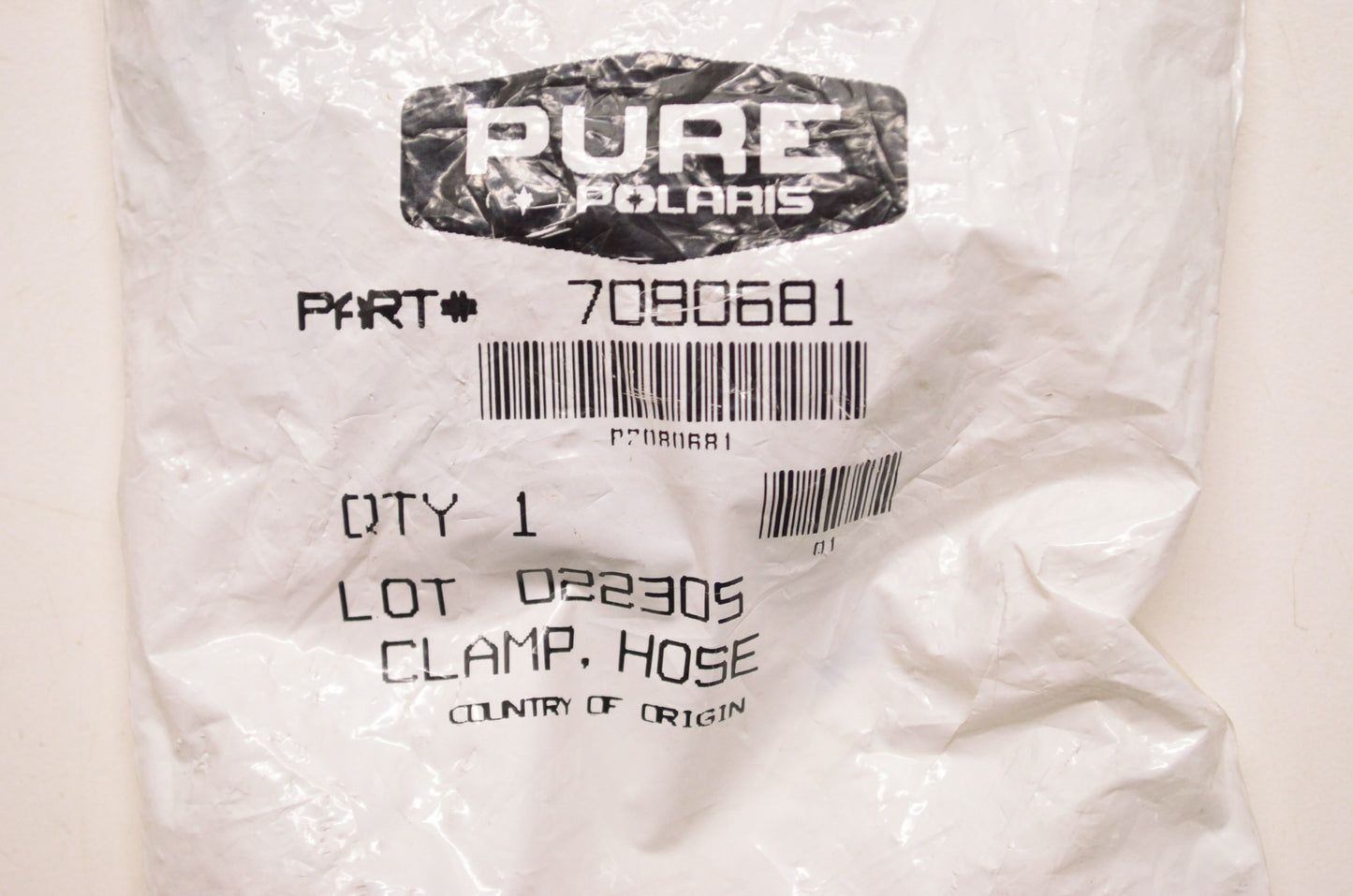 OEM Polaris 7080681 Stainless Steel Hose Clamp NOS