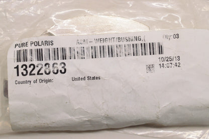OEM Polaris 1322863 Bushing Weight Assembly (11-60) Qty 3 NOS