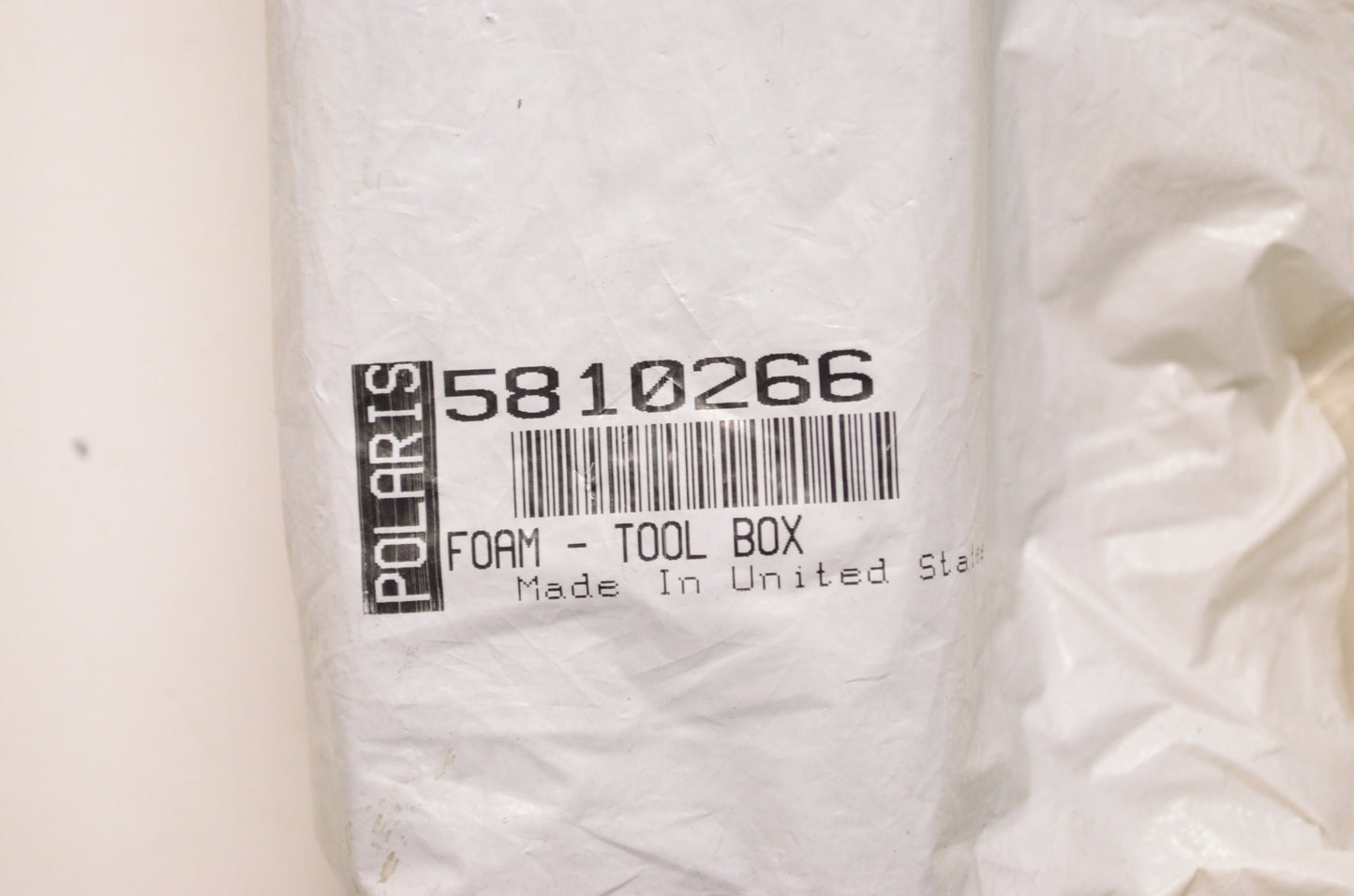 OEM Polaris 5810266 Tool Foam NOS