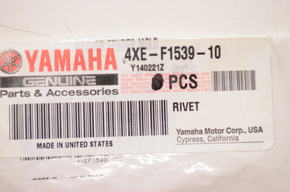 OEM Yamaha 4XE-F1539-10-00 Rivet Qty 3 NOS