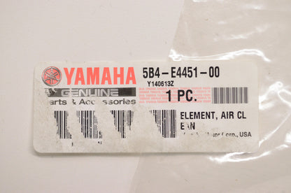 OEM Yamaha 5B4-E4451-00-00 Air Cleaner Element NOS
