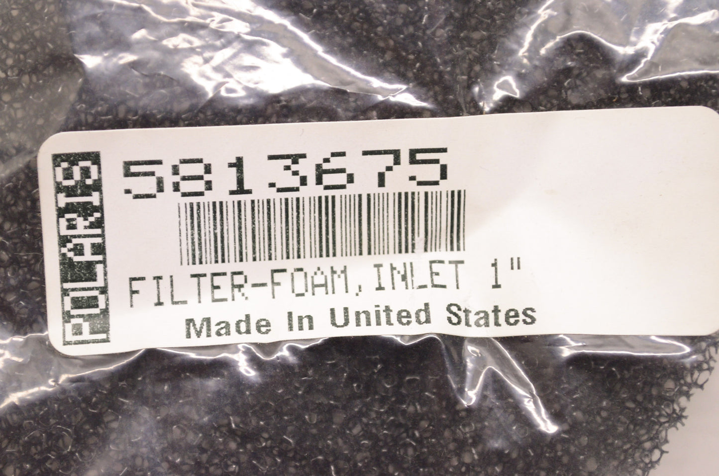 OEM Polaris 5813675 Inlet Foam Filter 1" NOS