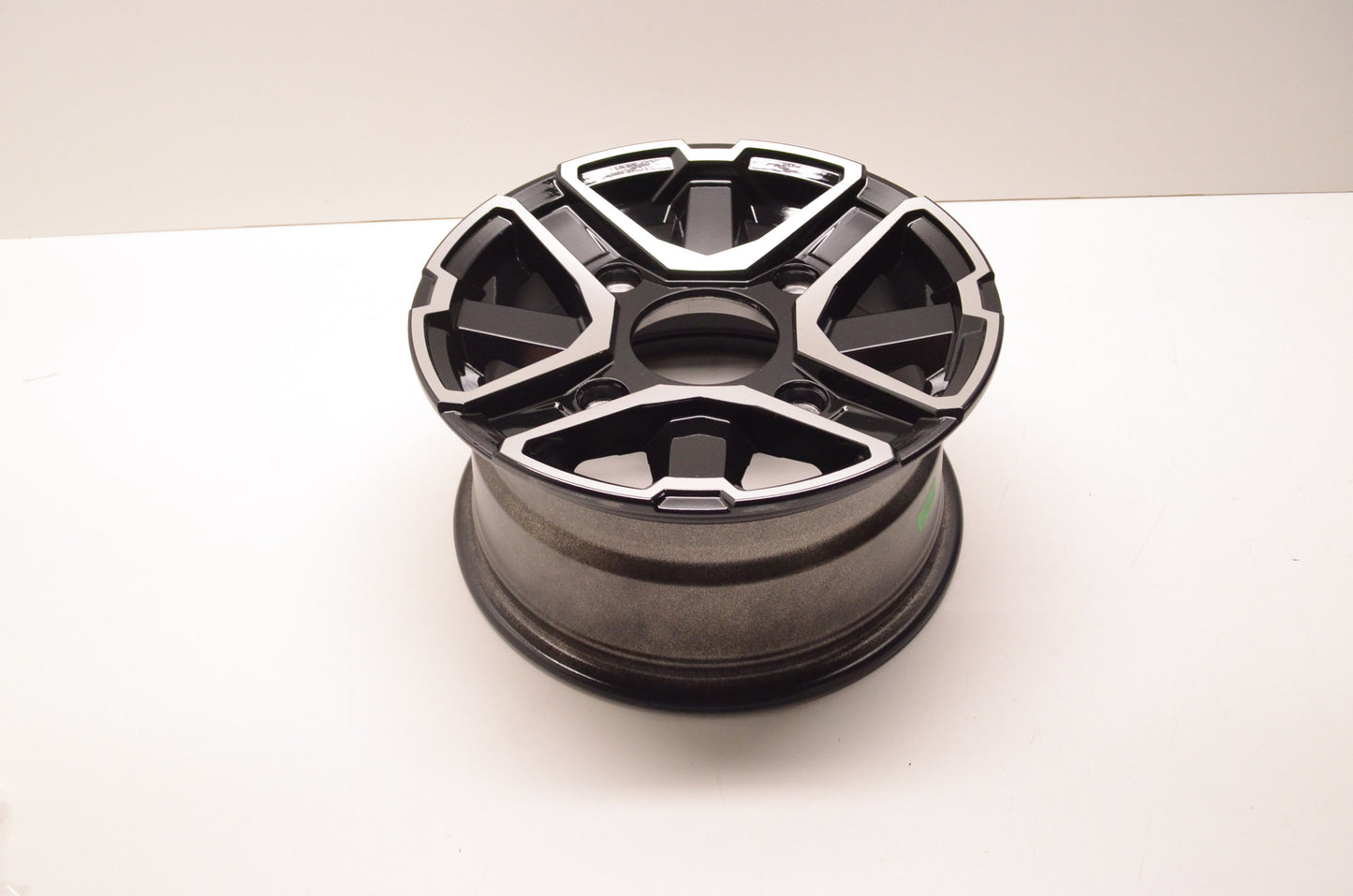 New OEM Polaris Black Front Rim 12x6, 26mm NOS