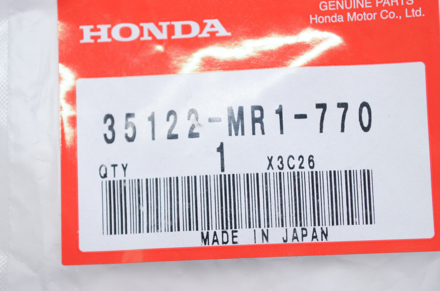 OEM Honda 35122-MR1-770 Blank Key Type 2 NOS