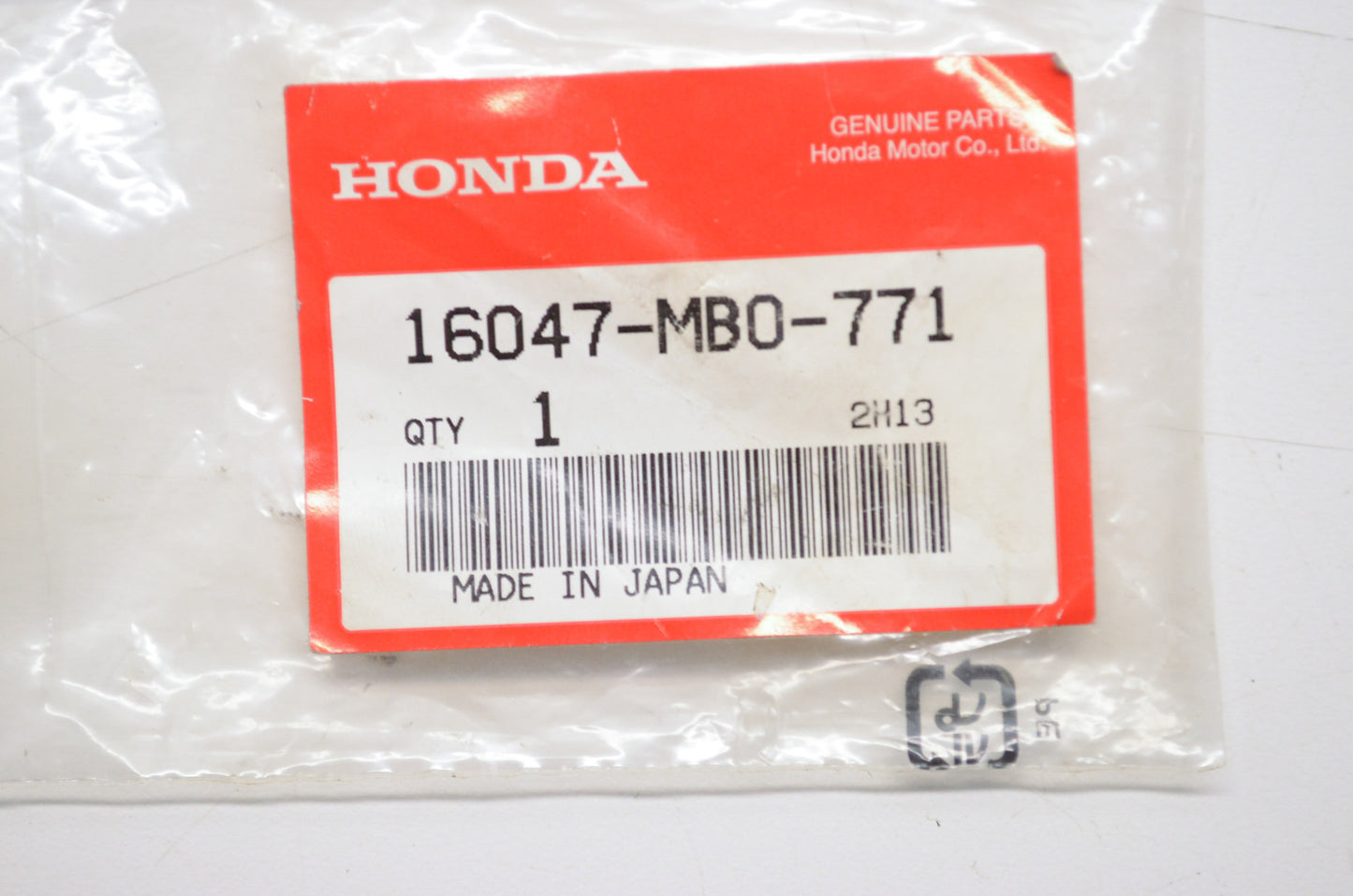 OEM Honda 16047-MB0-771 Fuel Joint Set B NOS