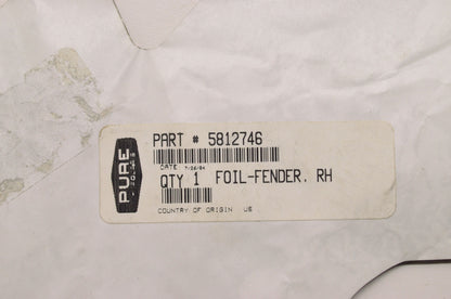 OEM Polaris 5812746 Right Hand Fender Foil