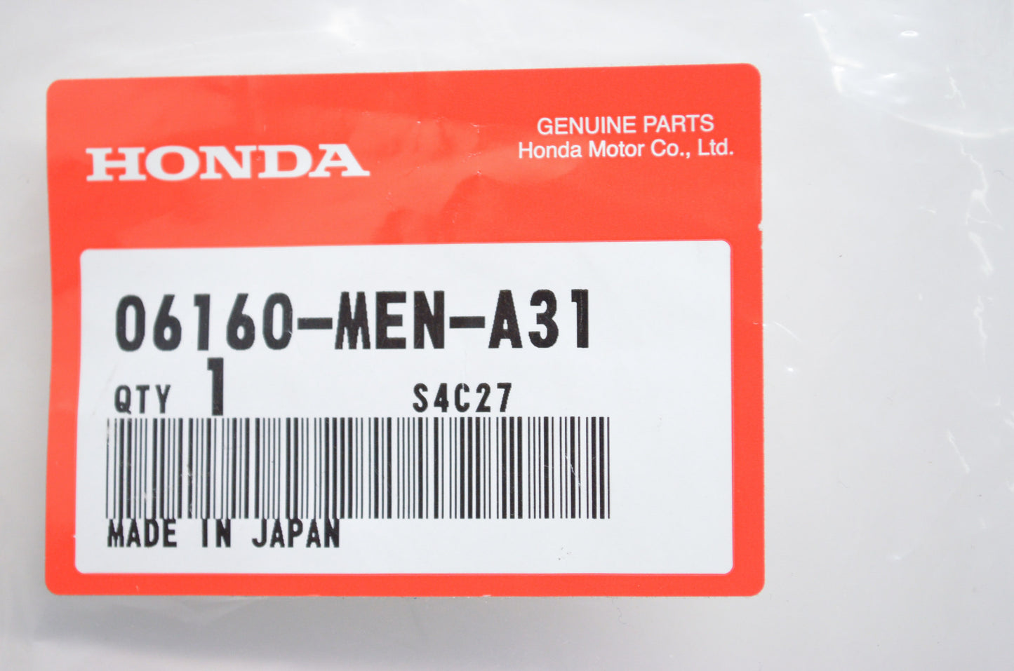 OEM Honda 06160-MEN-A31 Fuel Filter Kit NOS