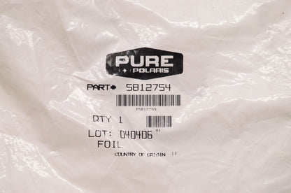 OEM Polaris 5812754 Louver Hood Foil NOS
