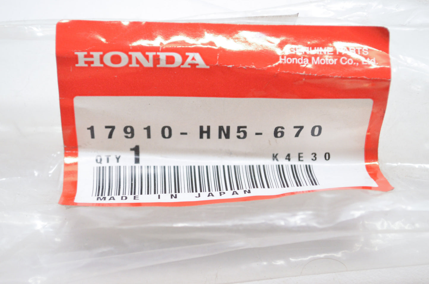 OEM Honda 17910-HN5-670 Throttle Cable NOS