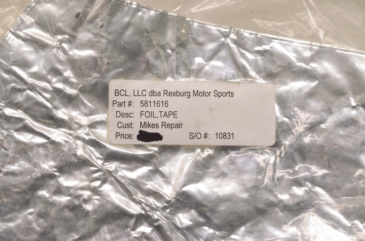 OEM Polaris 5811616 Tape Foil