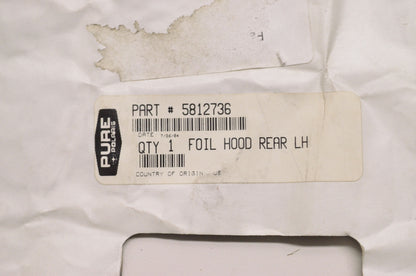 OEM Polaris 5812736 Left Rear Hood Foil NOS