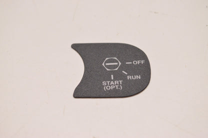 OEM Polaris 7170039 Ignition Decal