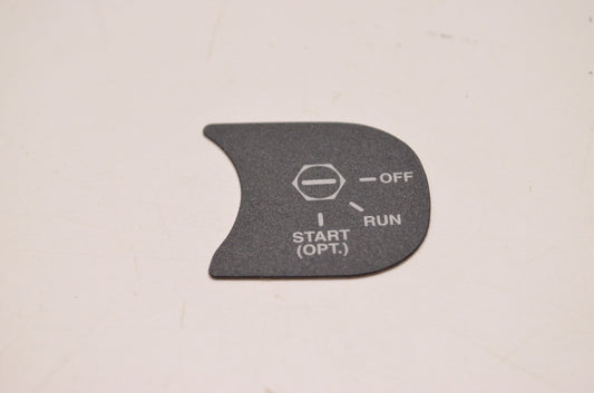 OEM Polaris 7170039 Ignition Decal