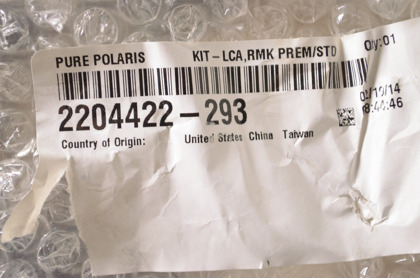 New OEM Polaris Left Hand Indy Red Lower Control Arm Kit NOS