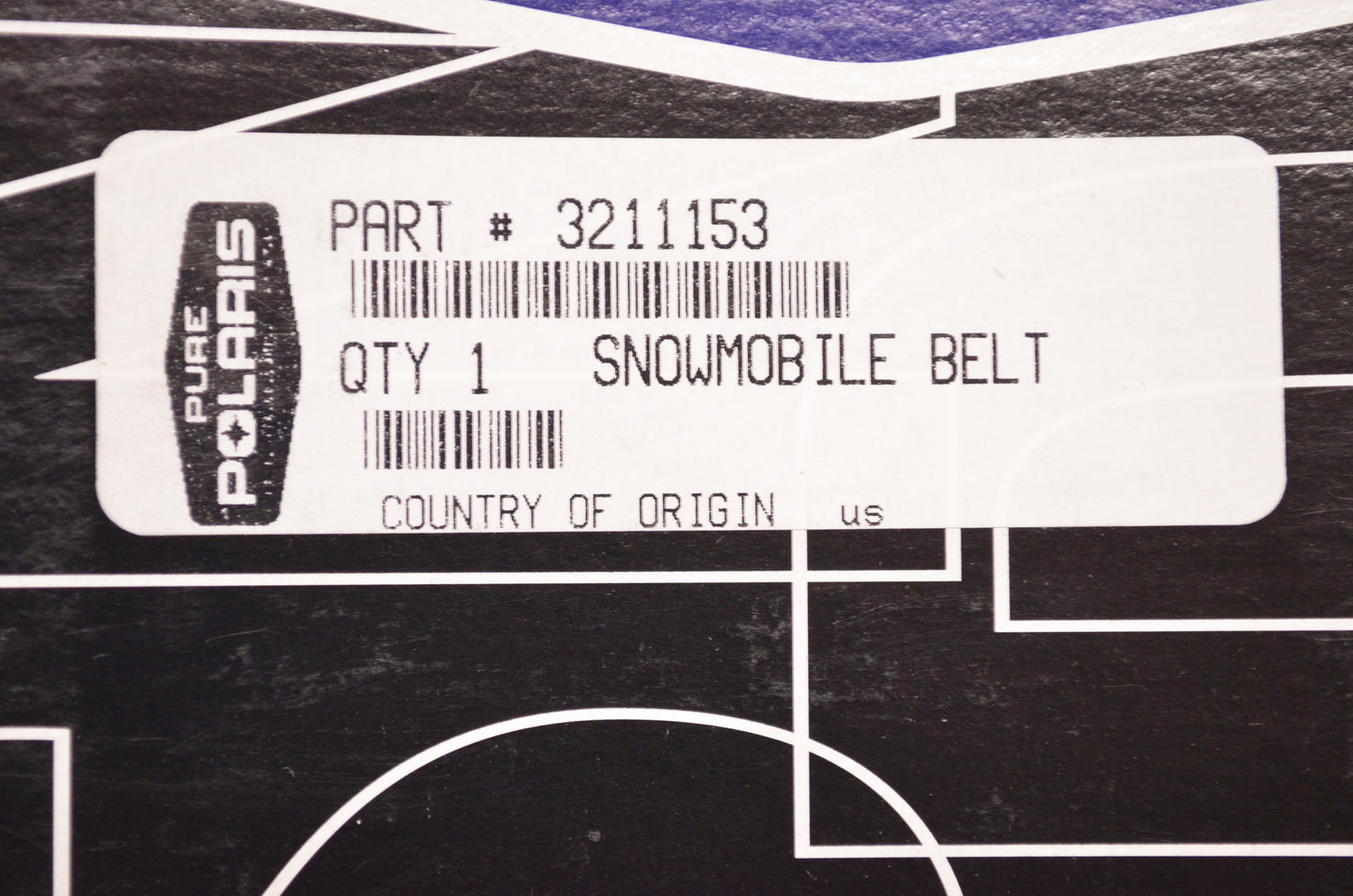 OEM Polaris 3211153 Drive Belt NOS