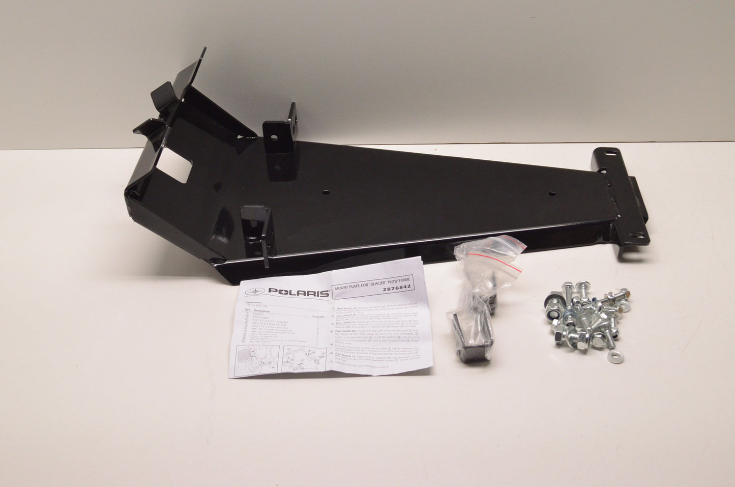 New OEM Polaris Glacier Plow System Mount Plate NOS