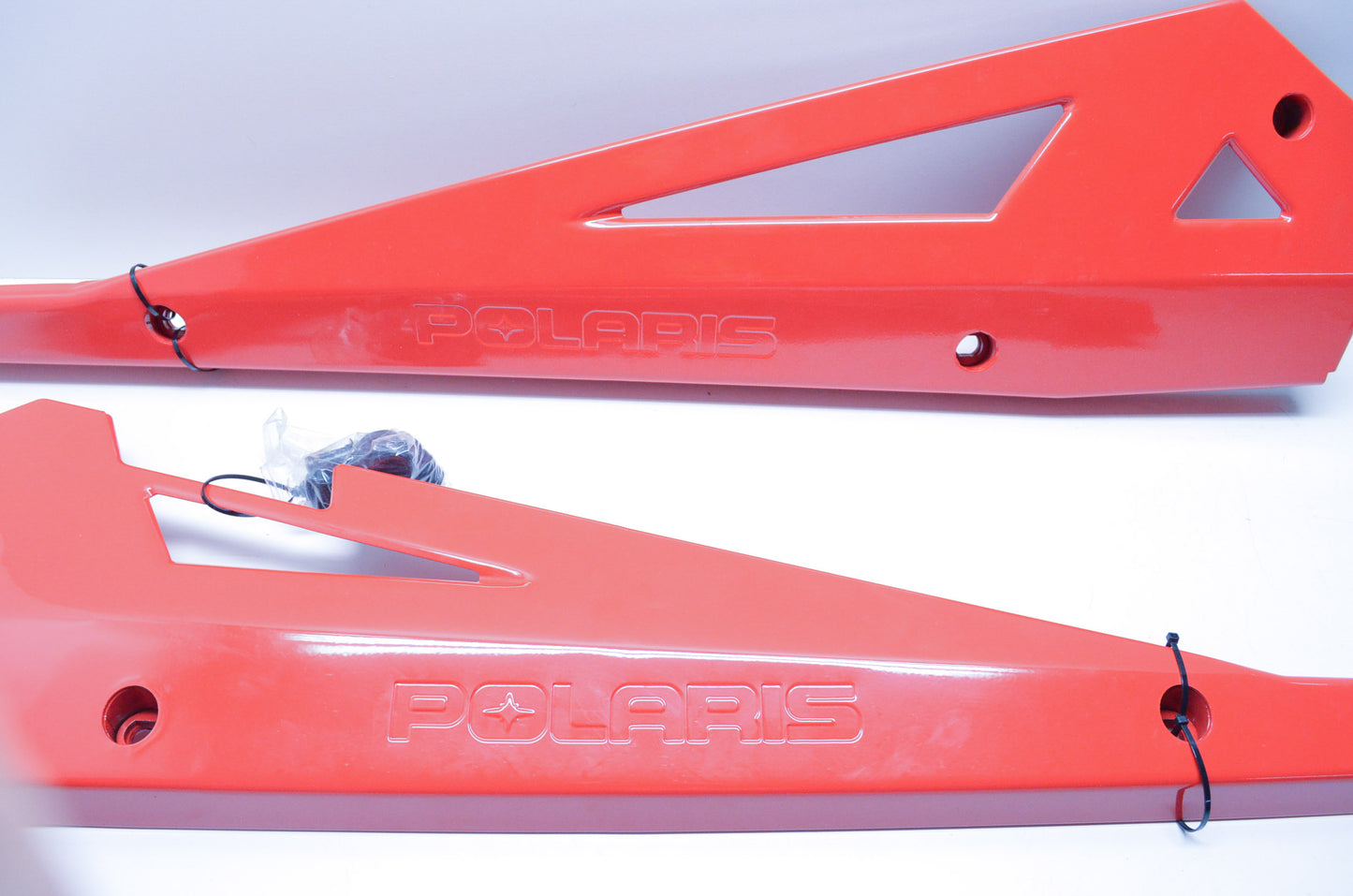 Red Low Profile Rock Sliders NOS
