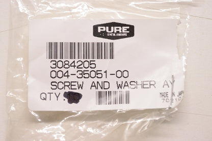 New OEM Polaris 3084205, 004-35051-00 Screw and Washer NOS