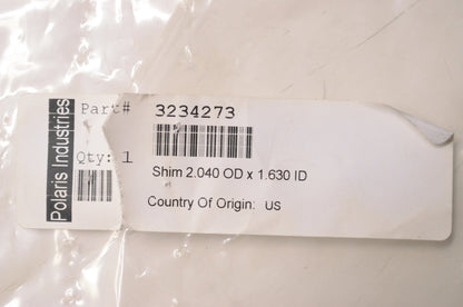 New OEM Polaris Shim 2.040 OD X 1.630 ID NOS