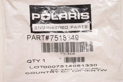 OEM Polaris 7518349 Hex Screw 1/4-20X2 1/4 NOS