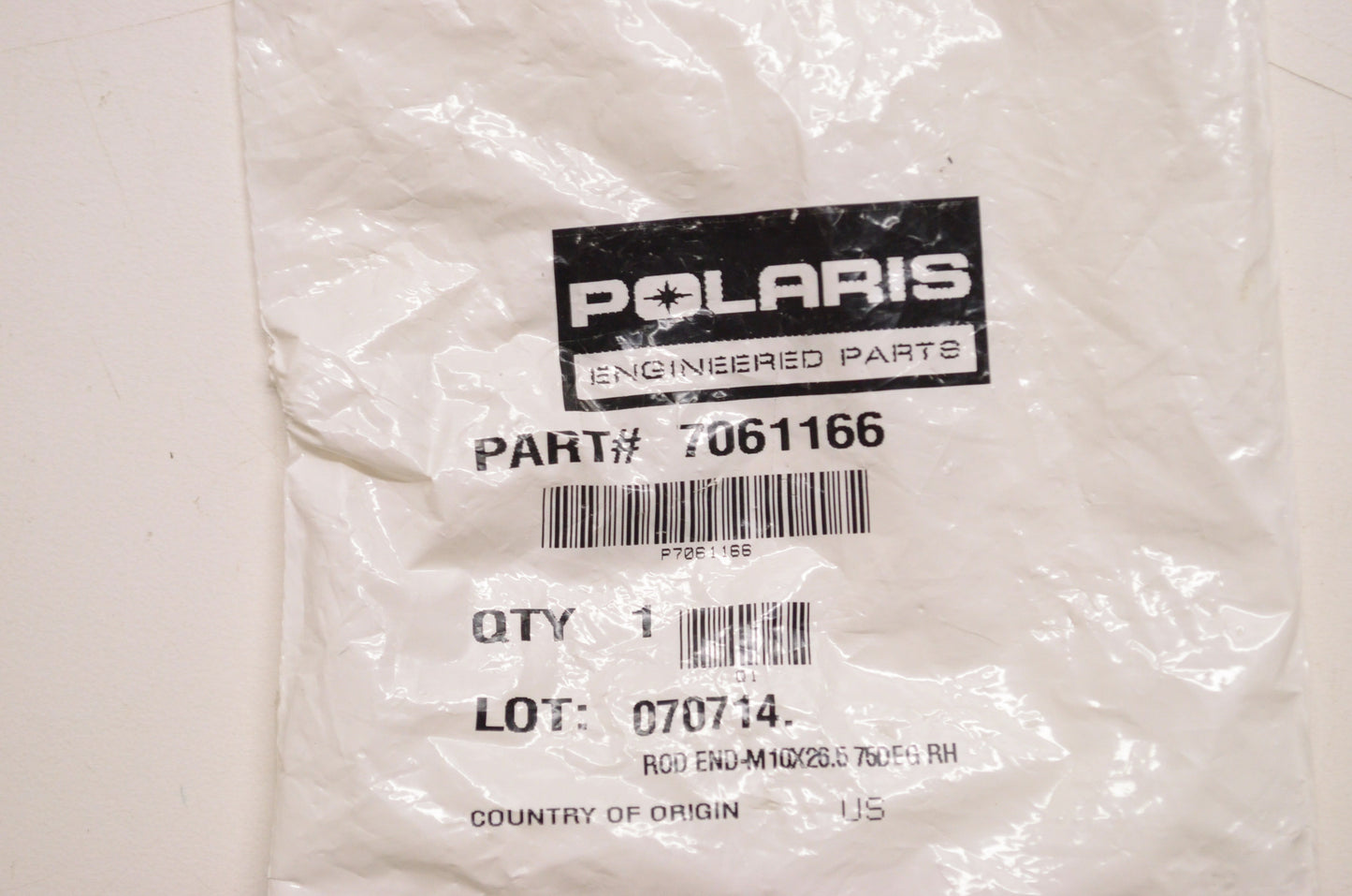 New OEM Polaris Right Hand Tie Rod End NOS