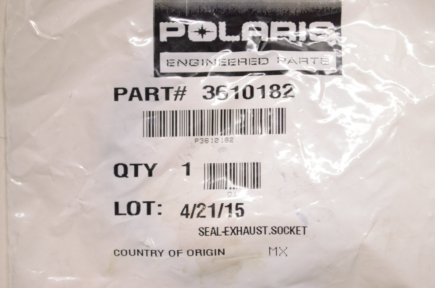 Exhaust Socket Seal NOS