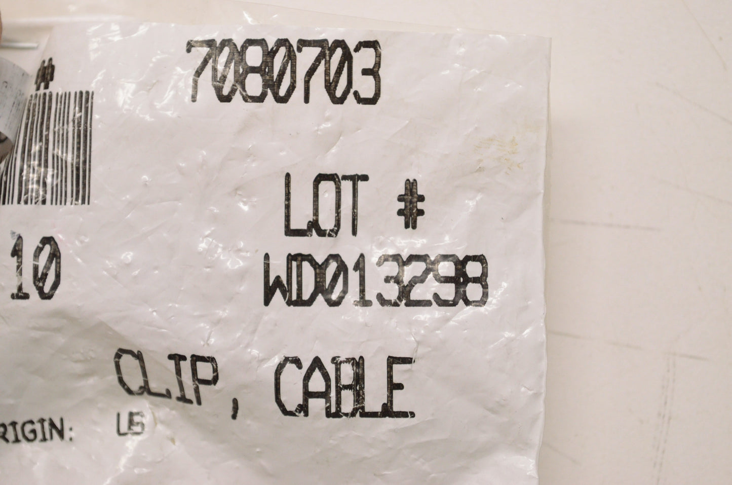 OEM Polaris 7080703 Clip Qty 2 NOS