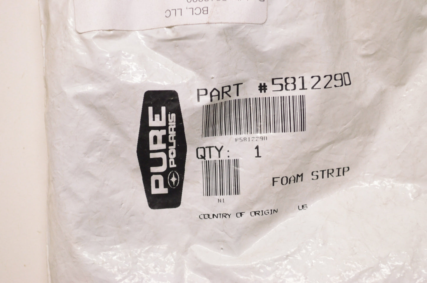 OEM Polaris 5812290 Seat Base Gasket