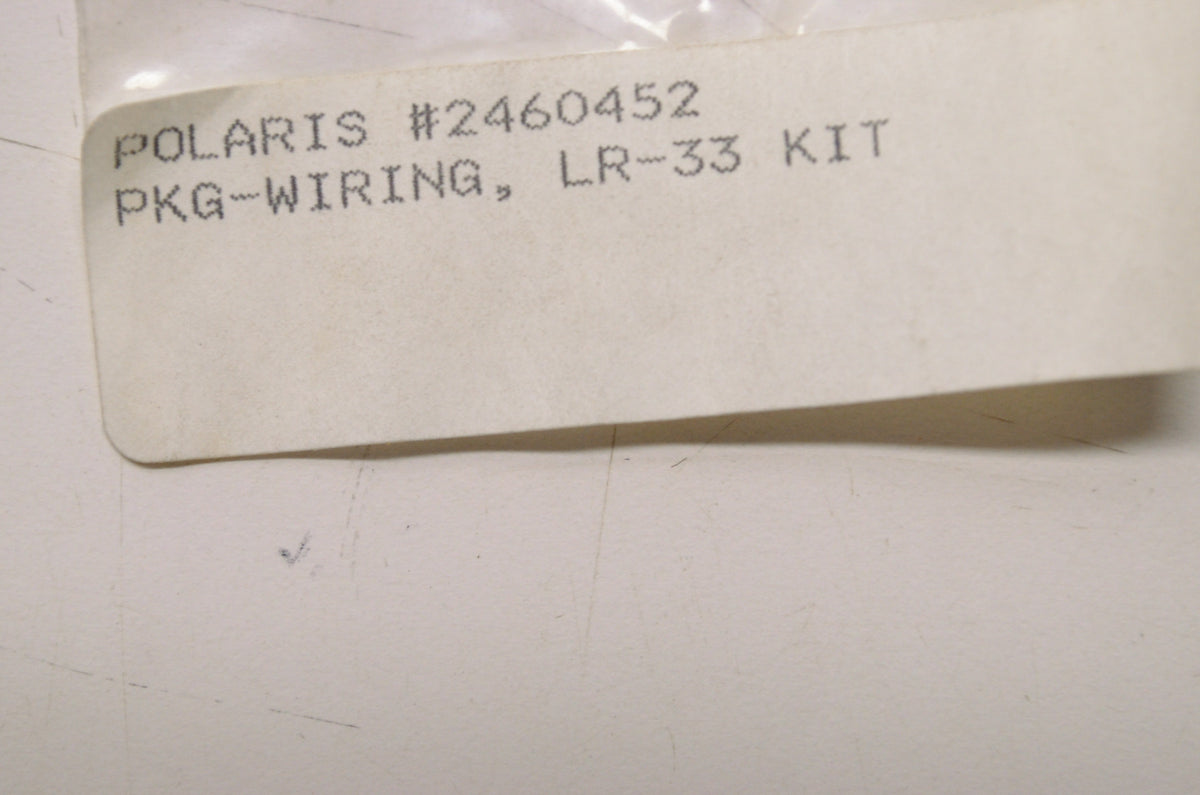 OEM Polaris 2460452 Wiring LR-33 Kit NOS