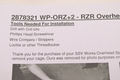 Overhead Two Speaker Add-On NOS