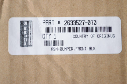 Black Front Bumper Assembly NOS