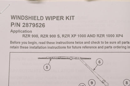 Windshield Wiper Kit NOS