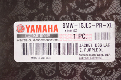 OEM Yamaha SMW-15JLC-PR-XL Purple XL Divas Snow Jacket NOS