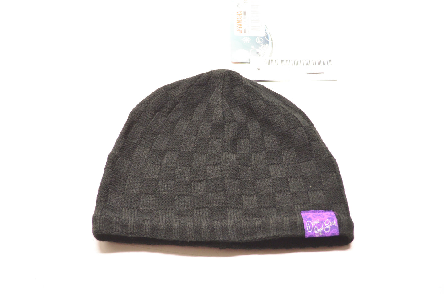 OEM Yamaha SMW-15HWB-EN-BK Black Weave Beanie NOS