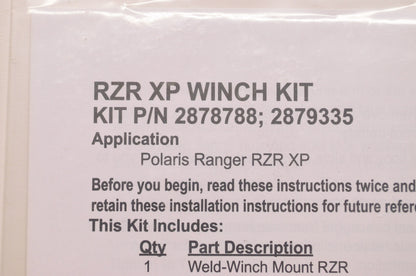 New OEM Polaris Ranger HD3500LB Winch NOS