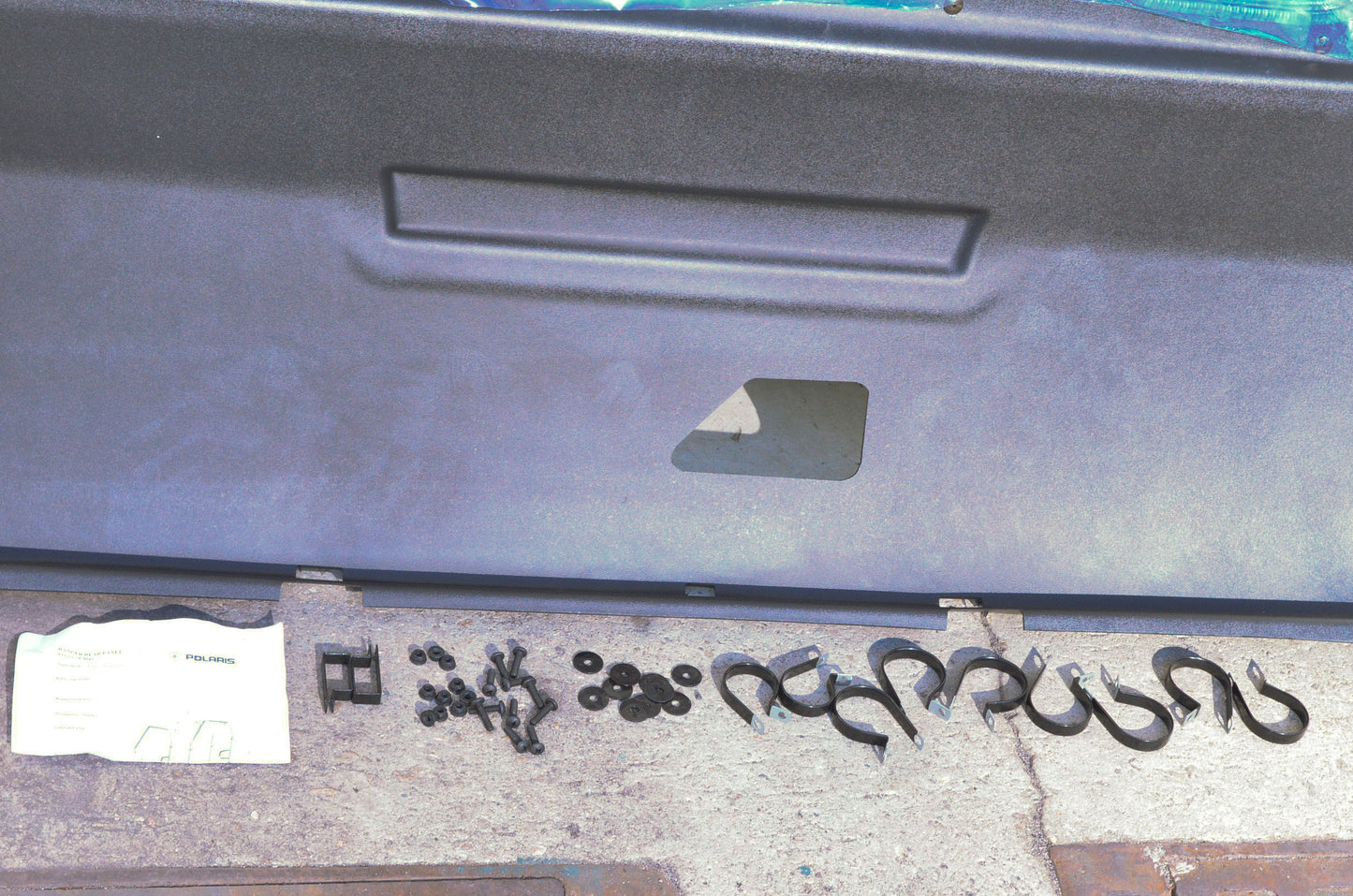 Full Size Poly Cab Rear Panel NOS