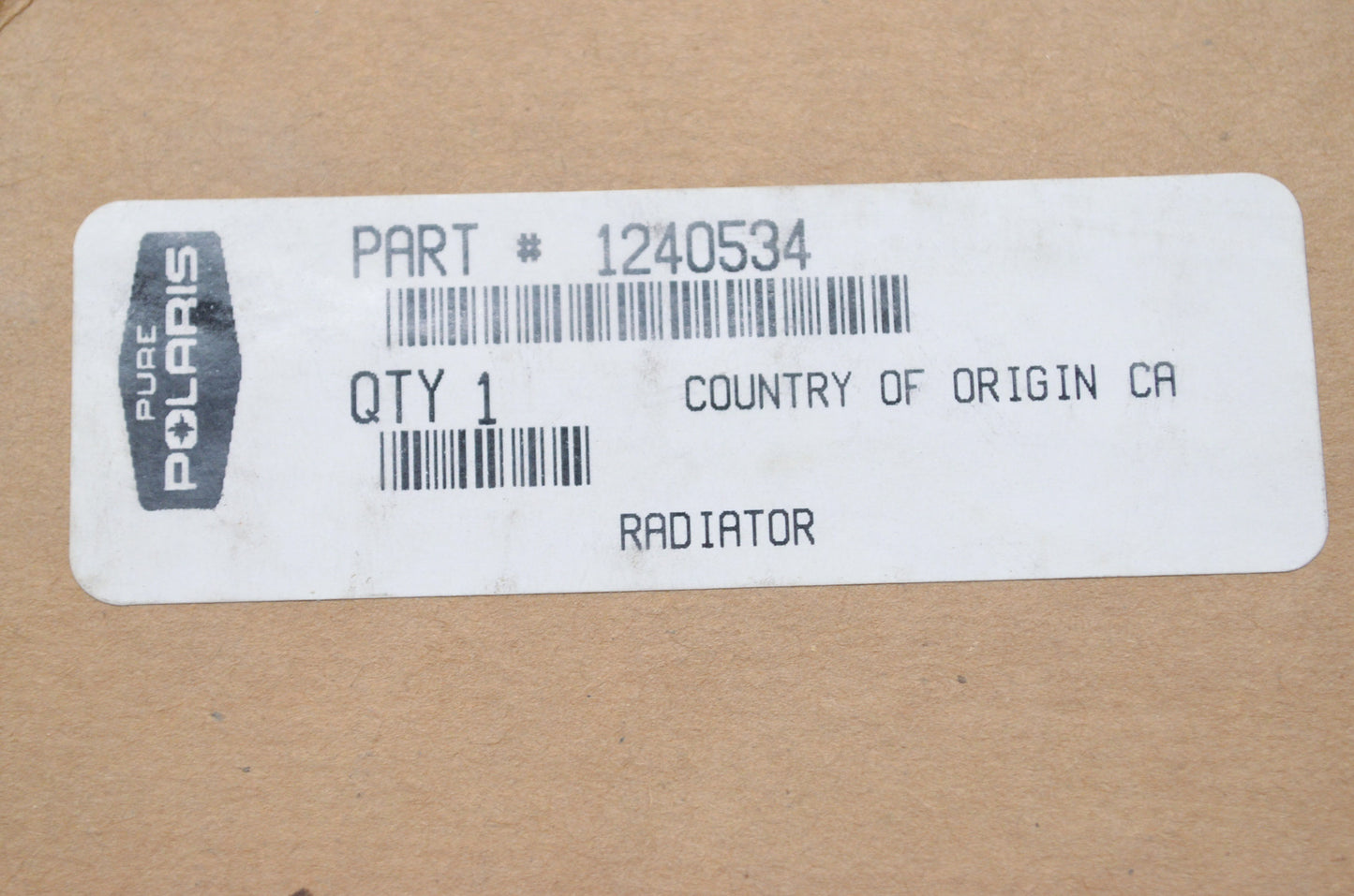 OEM Polaris 1240534 Radiator NOS