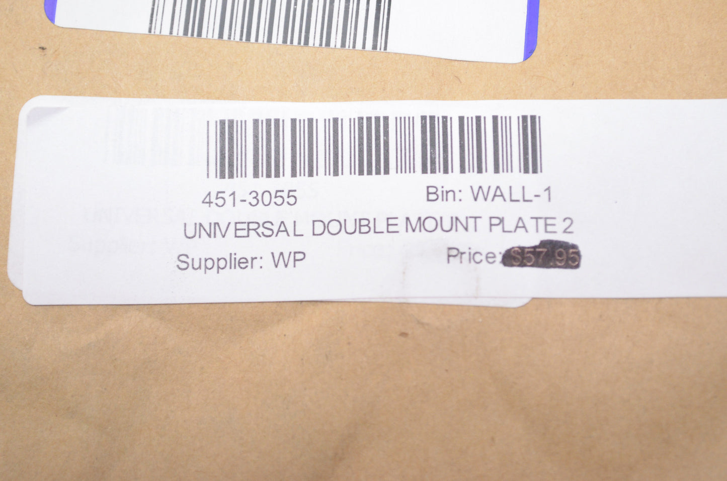 Universal Double Mount Plate NOS