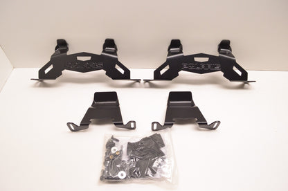 Adjustable Black Fuel Can Rack NOS