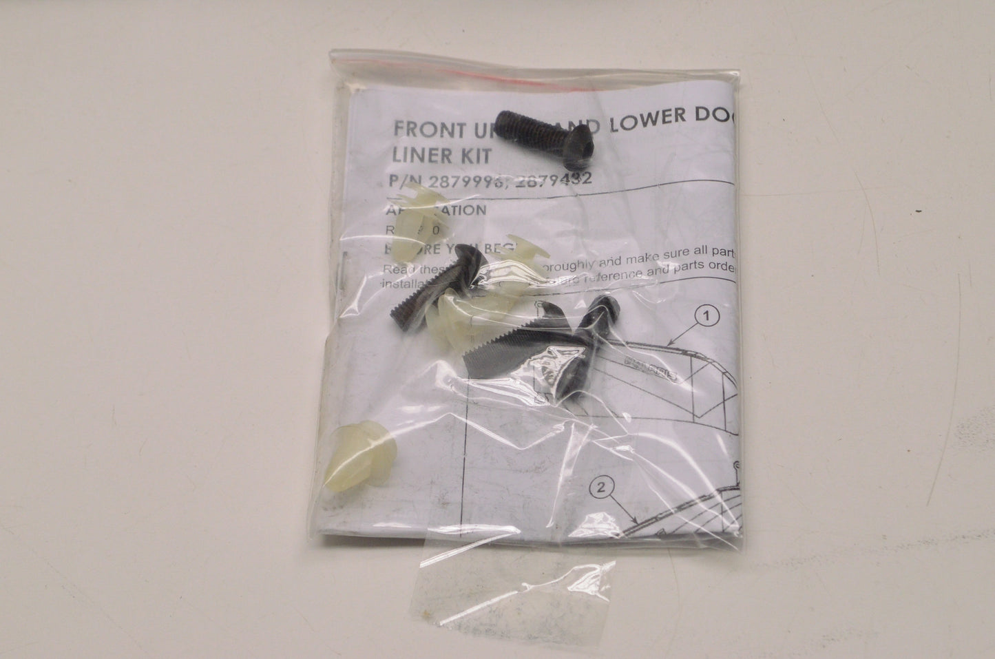 Black Upper Front Door Liner NOS