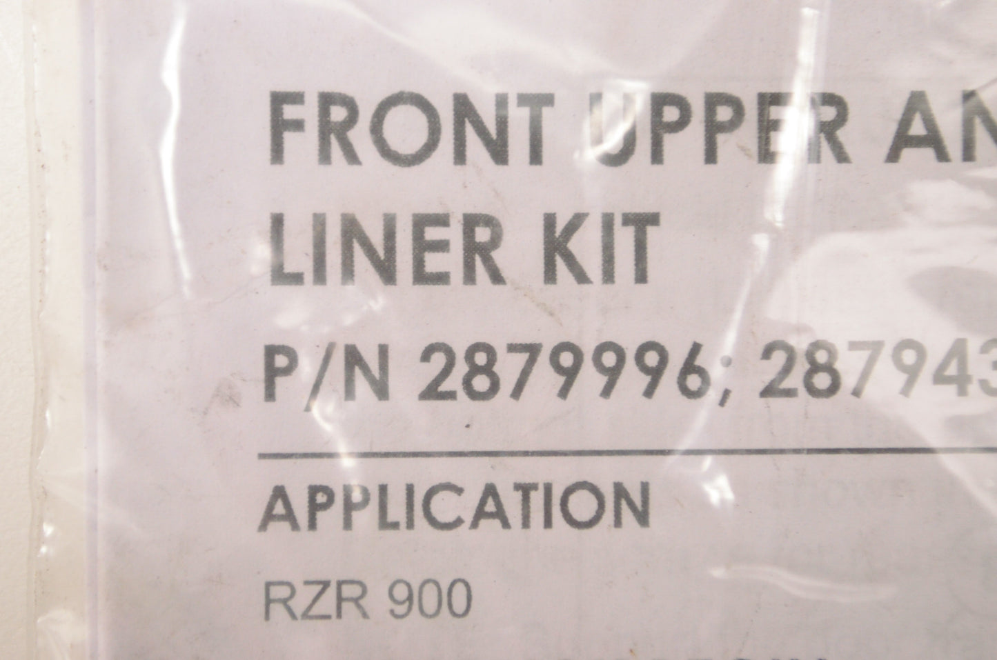 Black Upper Front Door Liner NOS